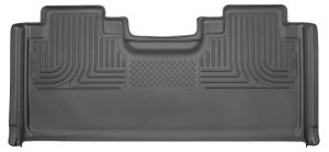 Ford F-150 Floor Mats - Rear - Husky Liners - WeatherBeater - Black - `15-`23